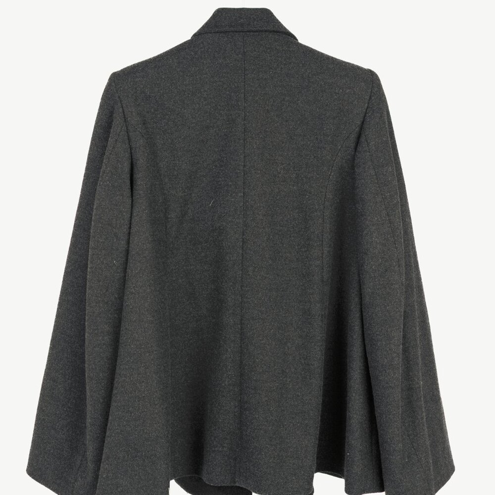 Toteme Bonce Dark Grey Melange Wool-Blend Open Blazer - Picture 3 of 11